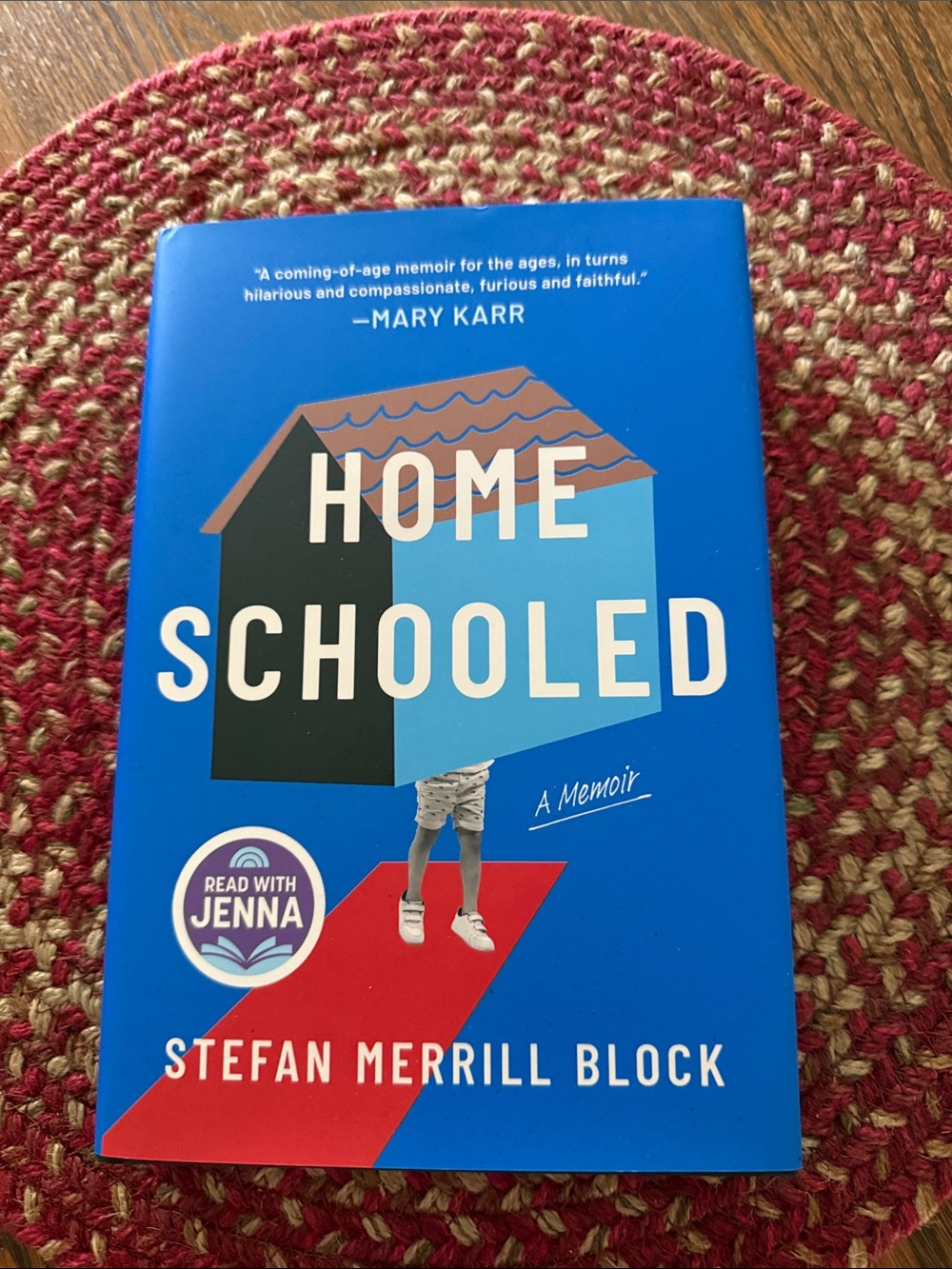 Home Schooled by Stefan Merrill Block - Blue Hardcover Memoir